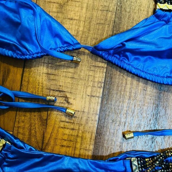 NWOT Beach Bunny | Out Of Your League Embellished Two Piece Bikini - Picture 6 of 16